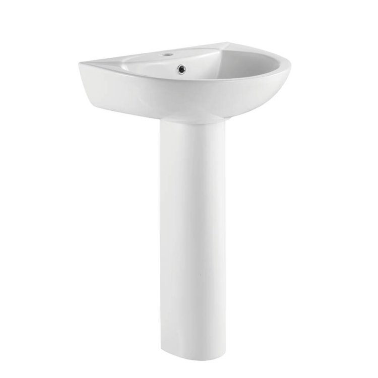 Kartell Proton 540mm 1TH Basin and Pedestal