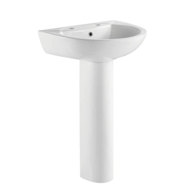 Kartell Proton 540mm 2TH Basin and Pedestal