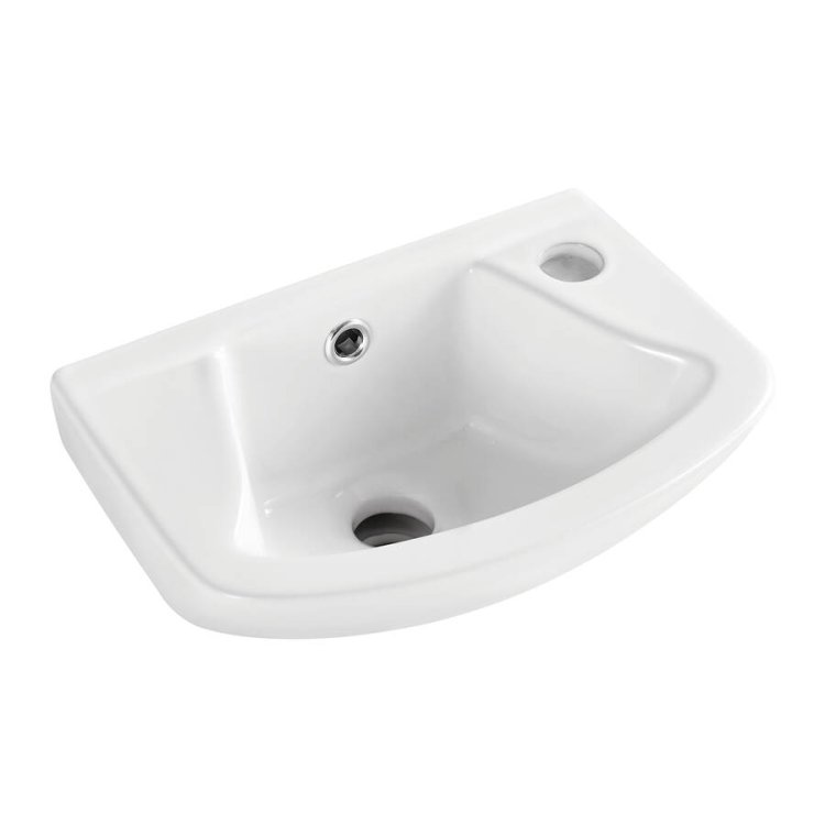 Kartell Proton 355mm 1TH Wall Hung Cloakroom Basin