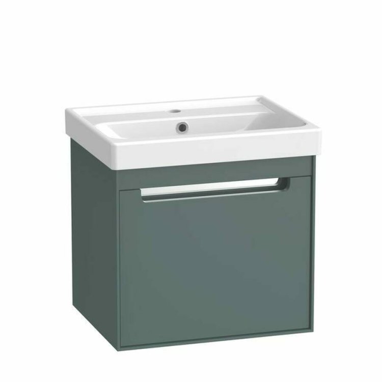 Tavistock Acumen 500mm Viridian Green Wall Mounted Vanity Unit and Basin