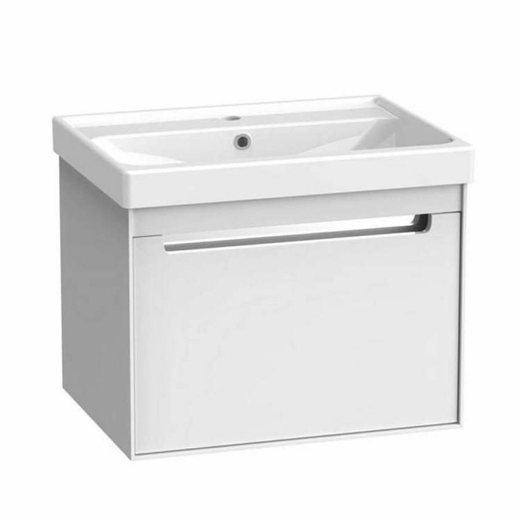 Tavistock Acumen 600mm Gloss White Wall Mounted Vanity Unit and Basin