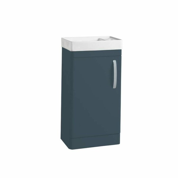 Tavistock Compass 450mm Oxford Blue Cloakroom Unit and Basin