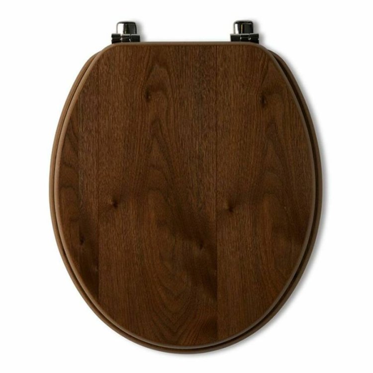 Tavistock Millennium Walnut Wooden Toilet Seat