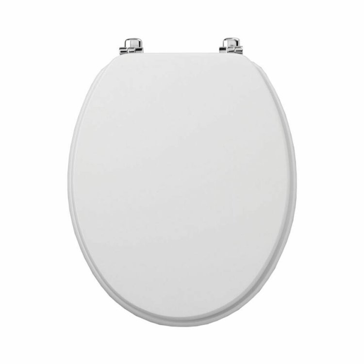 Tavistock Millennium White Wooden Toilet Seat