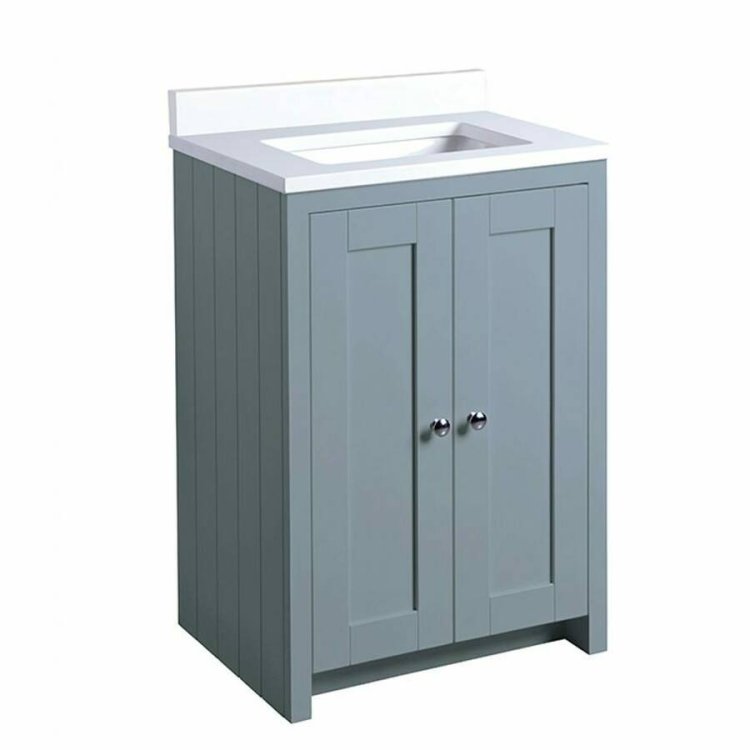 Tavistock Lansdown 600mm Mineral Blue Underslung Vanity Unit