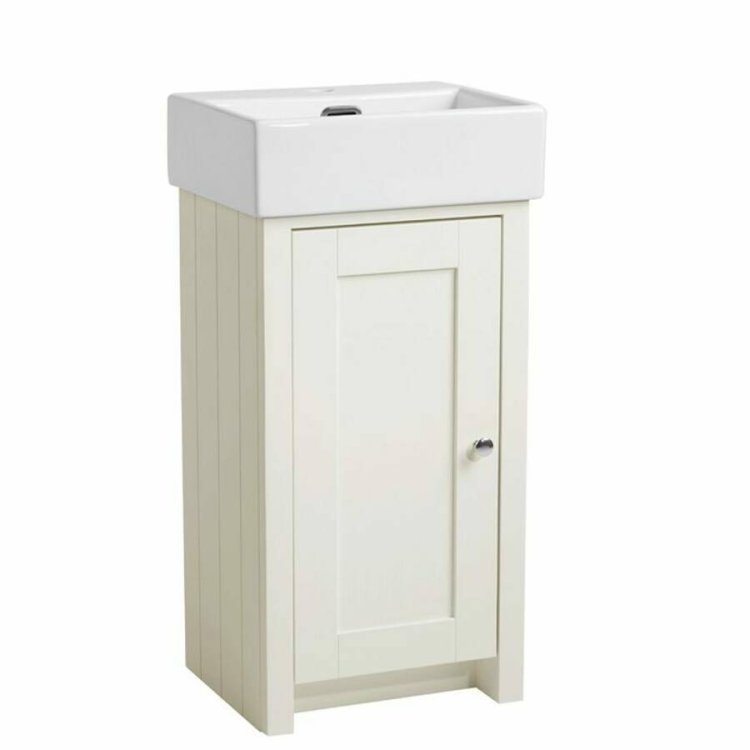 Tavistock Lansdown 430mm Linen White Cloakroom Vanity Unit