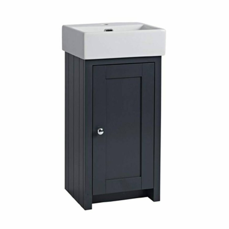 Tavistock Lansdown 430mm Matt Dark Grey Cloakroom Vanity Unit