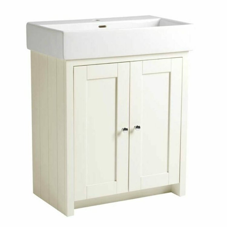 Tavistock Lansdown 700mm Linen White Cloakroom Vanity Unit