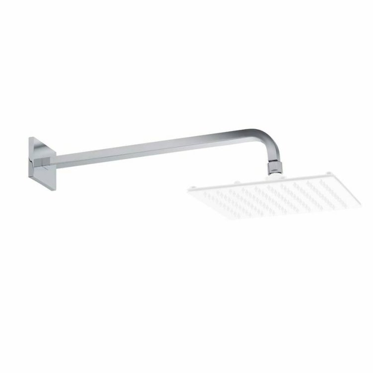 Tavistock Chrome Square Adjustable Shower Arm