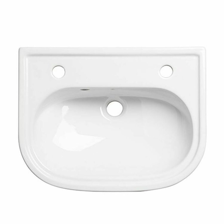 Tavistock Lansdown 2TH Slim Depth Semi-Countertop Basin