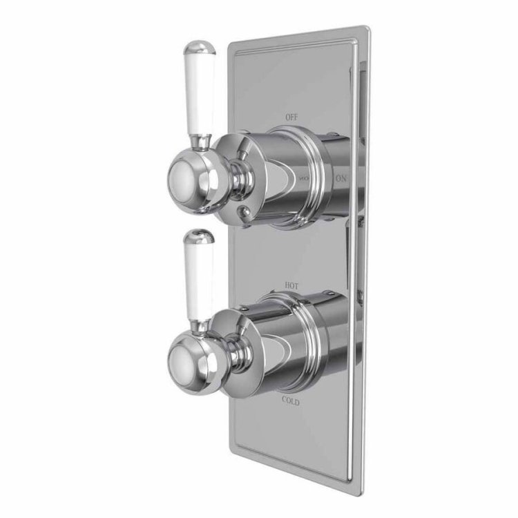 Tavistock Lansdown Chrome Dual Outlet Concealed Shower Valve