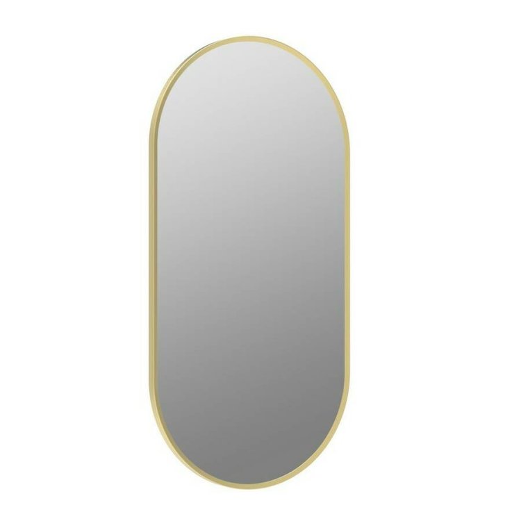 Ajax Gedney 800 x 400mm Brushed Brass Oblong Mirror