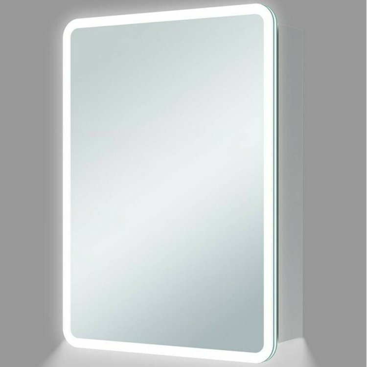 Ajax Allington 700 x 500mm Rectangular 1 Door LED Mirror Cabinet