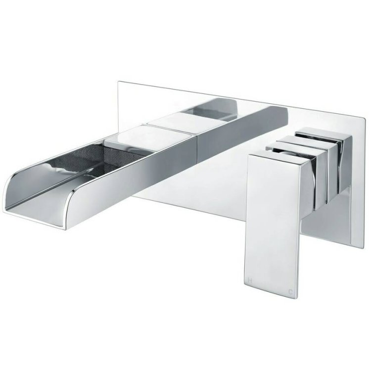 Ajax Beck Chrome Wall Mounted Basin Mixer