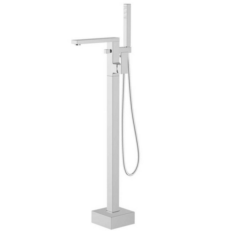 Ajax Yarmshaw Chrome Floor Standing Bath Shower Mixer