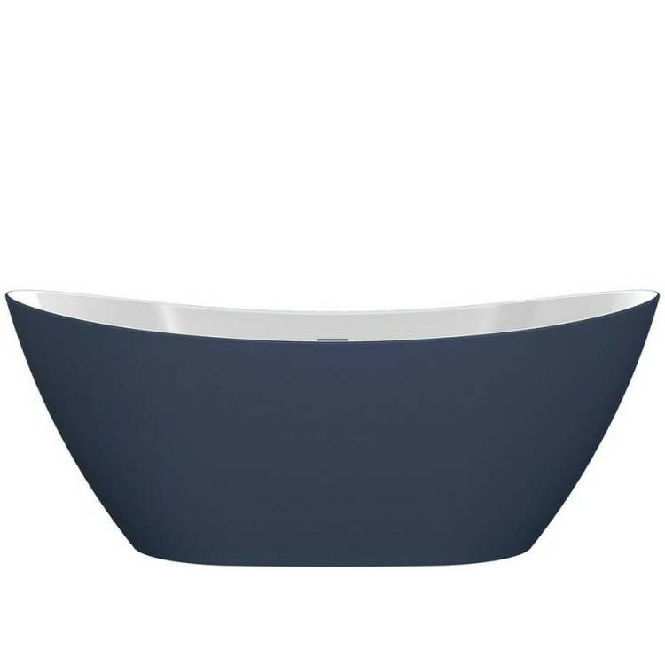 Ajax Dunholme 1700 x 780mm Matt Blue Freestanding Bath