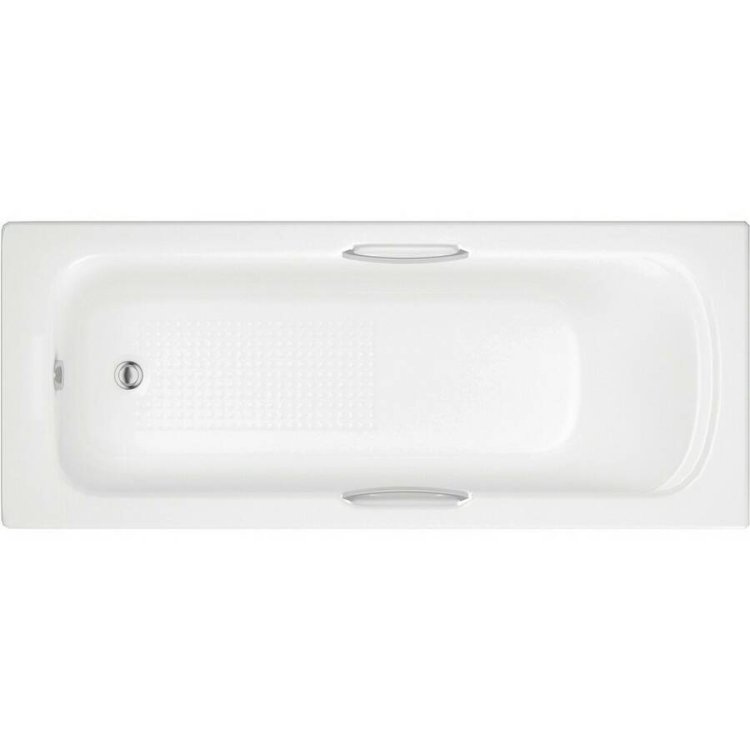 Ajax Hackthorn 1700 x 700mm Supercast Twin Grip Single Ended Bath 4mm