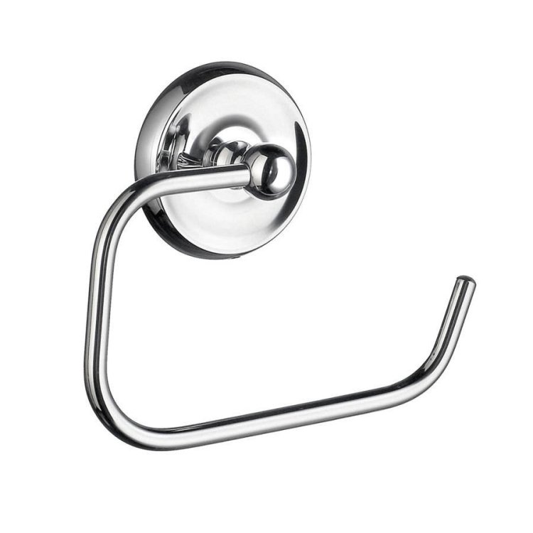 Smedbo Villa Polished Chrome Toilet Roll Holder