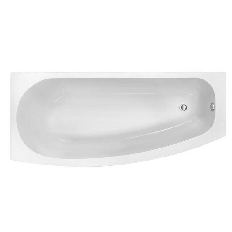 Ajax Mumby 1700 x 740mm LH Space Saving Single Ended Bath