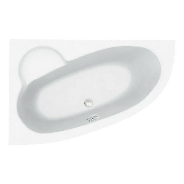 Ajax Epworth 1500 x 950mm LH Double Ended Offset Corner Bath