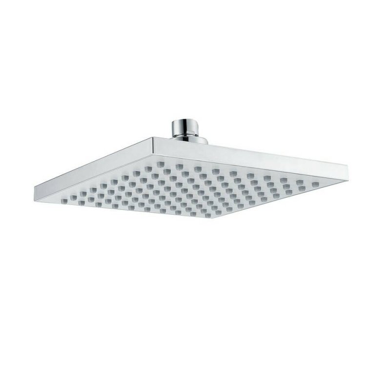 Ajax Chrome 200mm Square Showerhead