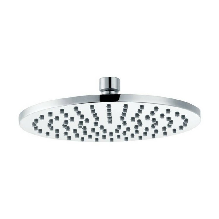 Ajax Chrome 200mm Round Brass Showerhead