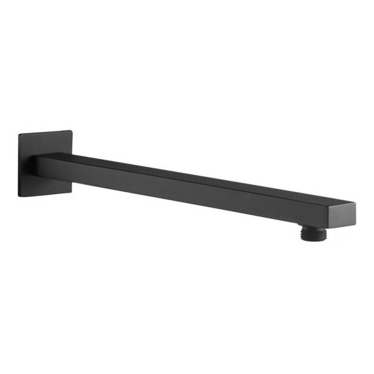 Ajax Matt Black 405mm Square Shower Arm