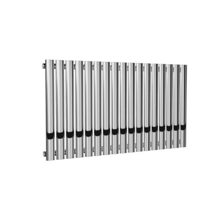 Reina Neva Horizontal Chrome Mild Steel Designer Single Radiator 550 x 1003mm