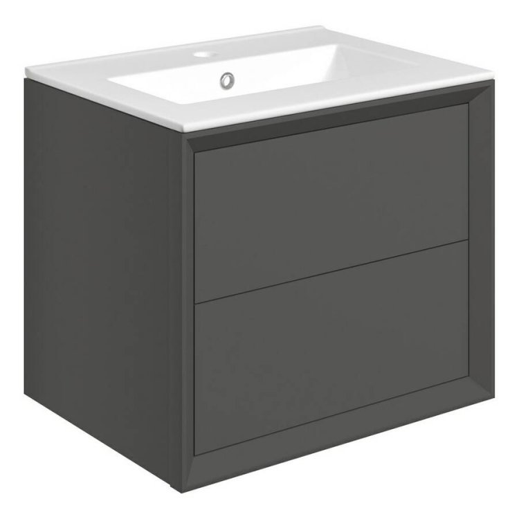 Ajax Yarborough 615mm Matt Clay Wall Hung Vanity Unit