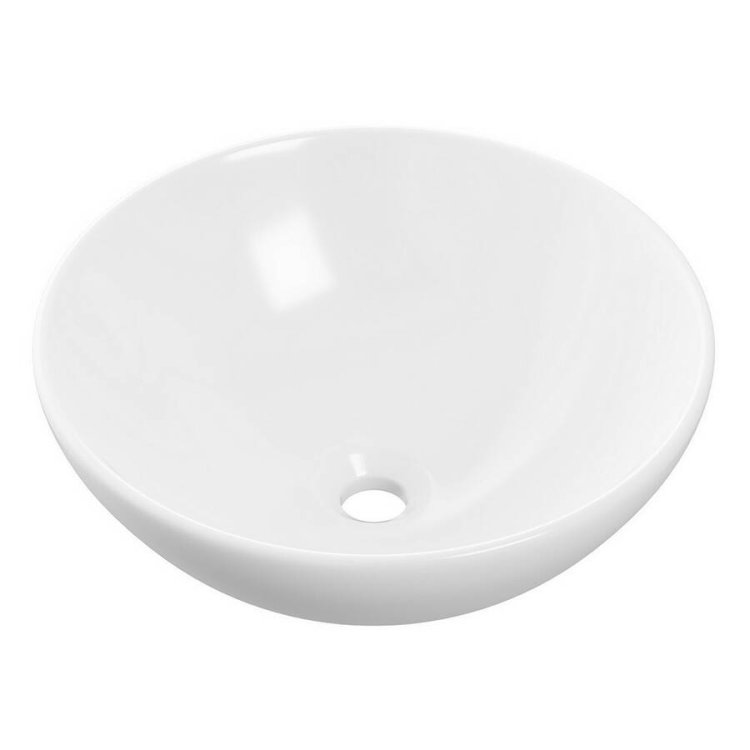 Ajax Swallow 410mm Round Ceramic Countertop Basin