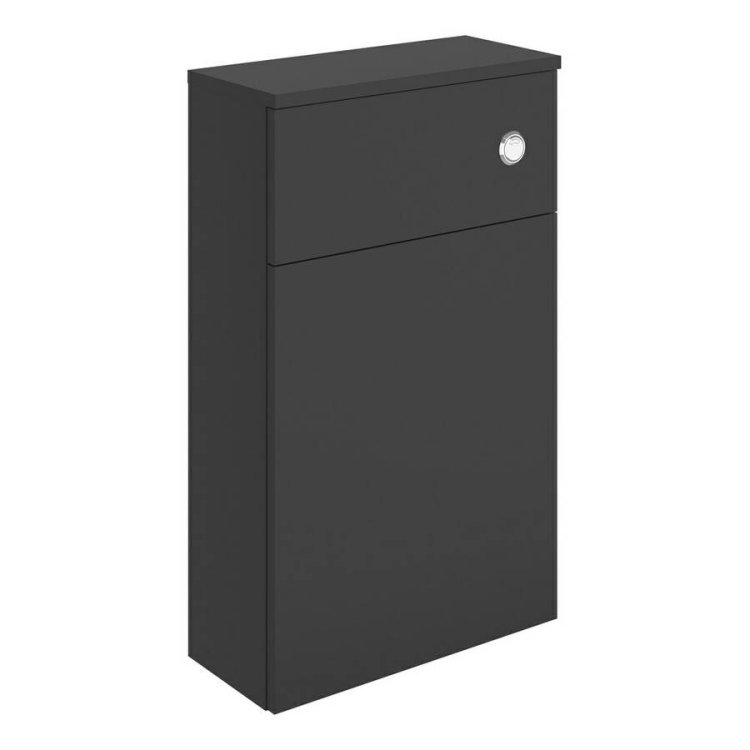 Ajax Brocklesby 500mm Matt Black WC Unit