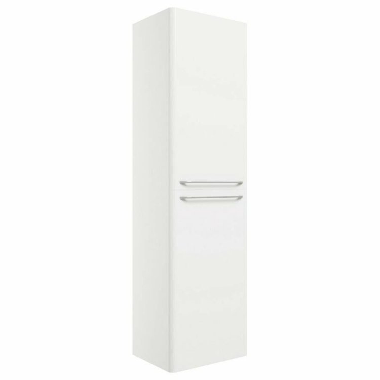 Ajax Humberston 454mm White Gloss Wall Hung Tall Storage Unit