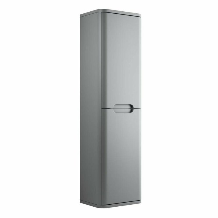 Ajax Ferriby 350mm Matt Grey Wall Hung Tall Storage Unit