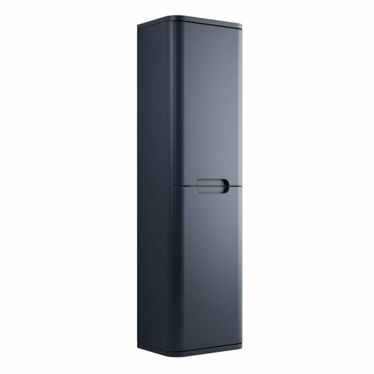 Ajax Ferriby 350mm Matt Indigo Wall Hung Tall Storage Unit