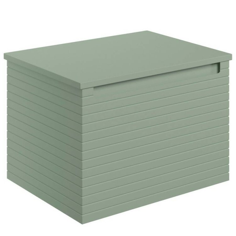 Ajax Barnoldby 600mm Matt Willow Green Wall Hung Vanity Unit with Worktop