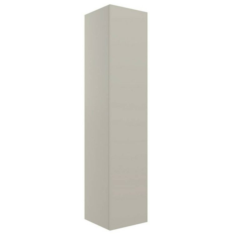 Ajax Somercotes 350mm Matt Latte Wall Hung Tall Storage Unit