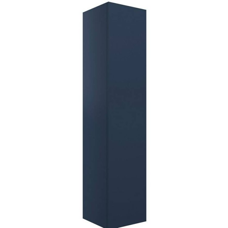 Ajax Somercotes 350mm Matt Deep Blue Wall Hung Tall Storage Unit