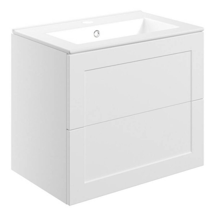 Ajax Willingham 615mm Matt White Wall Hung Vanity Unit