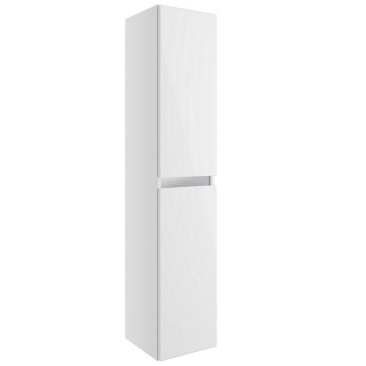 Ajax Brookenby 300mm White Gloss Wall Hung Tall Storage Unit