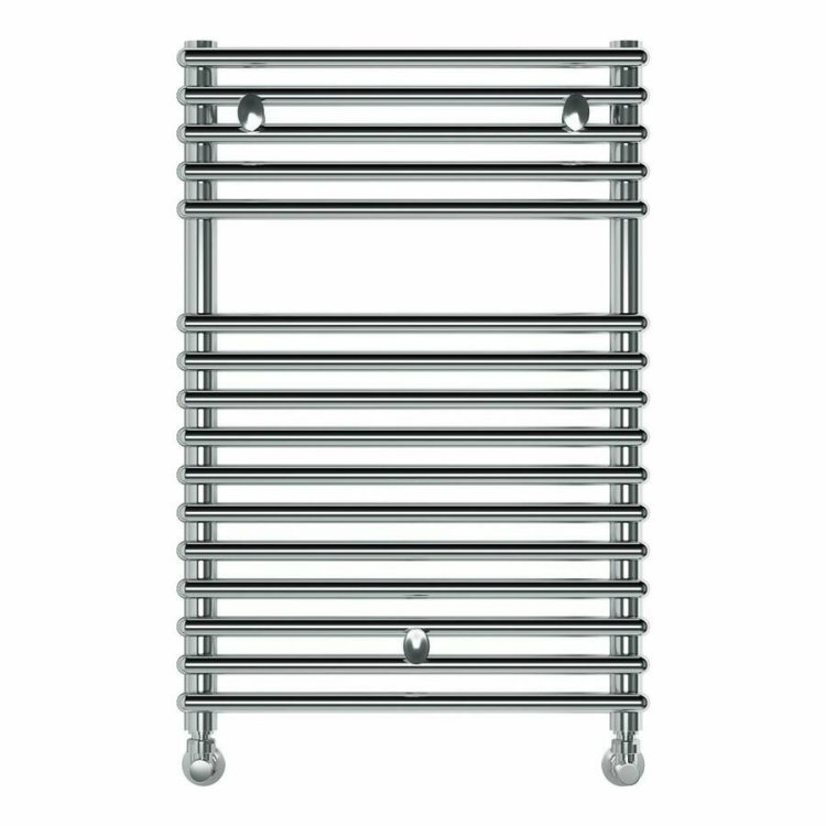 Ajax Oaklands 730 x 500mm Chrome Round Ladder Towel Warmer