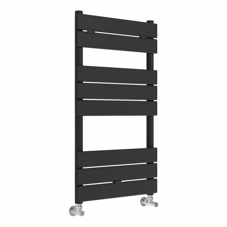 Ajax Dovedale 840 x 500mm Black Square Ladder Towel Warmer