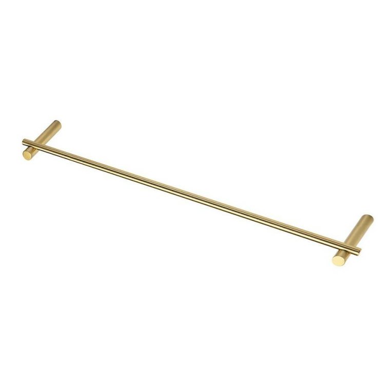 Ajax Bradley 450mm Brushed Brass Single Towel Rail