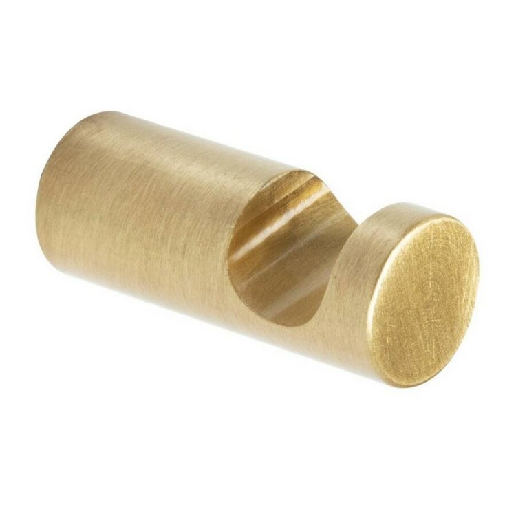 Ajax Bradley Brushed Brass Robe Hook