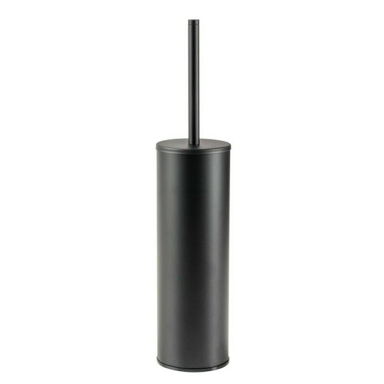 Ajax Bradley Matt Black Wall Mounted Toilet Brush Holder