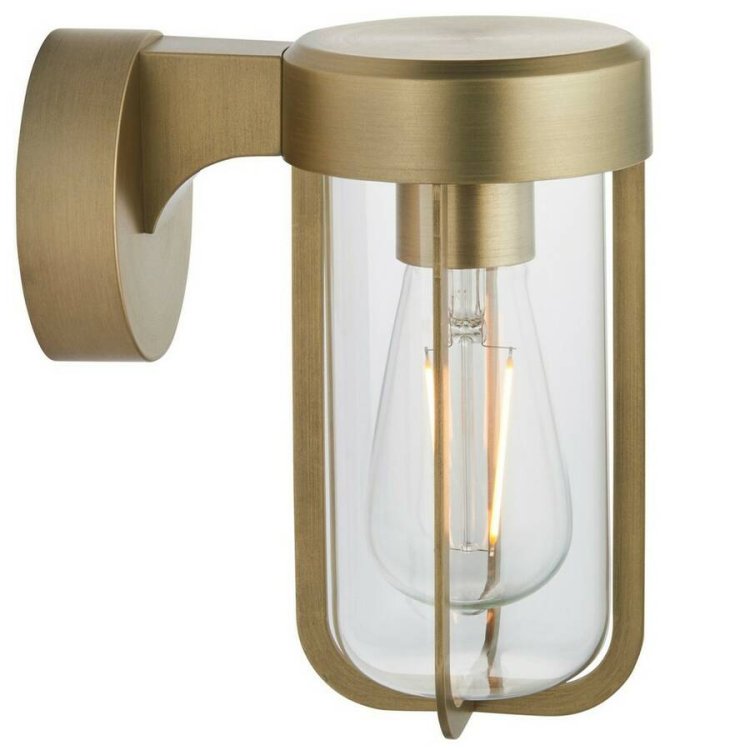 Ajax Torrington Brushed Brass Wall Bathroom Light