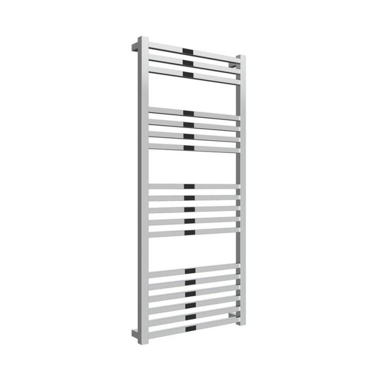 Reina Vasto Chrome Designer Towel Rail 1130 x 500mm