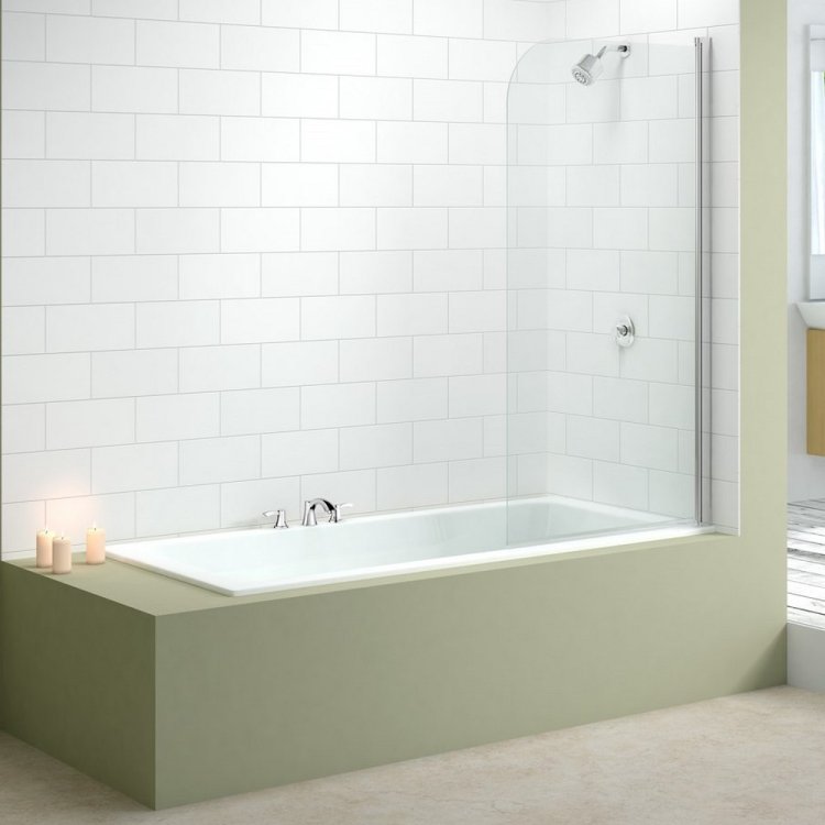 Merlyn Easy Fit Single Curved Bath Screen