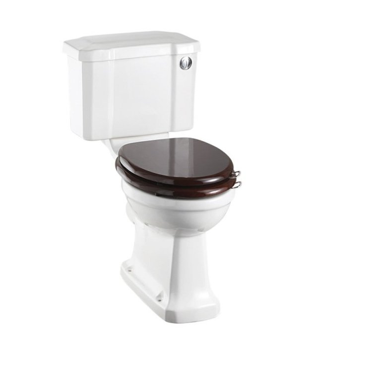 Burlington Close Coupled Toilet with Slimline 440mm Push Button Cistern