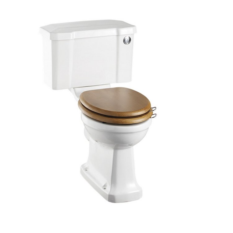 Burlington Regal Close Coupled WC with 520mm Front Push Button Cistern