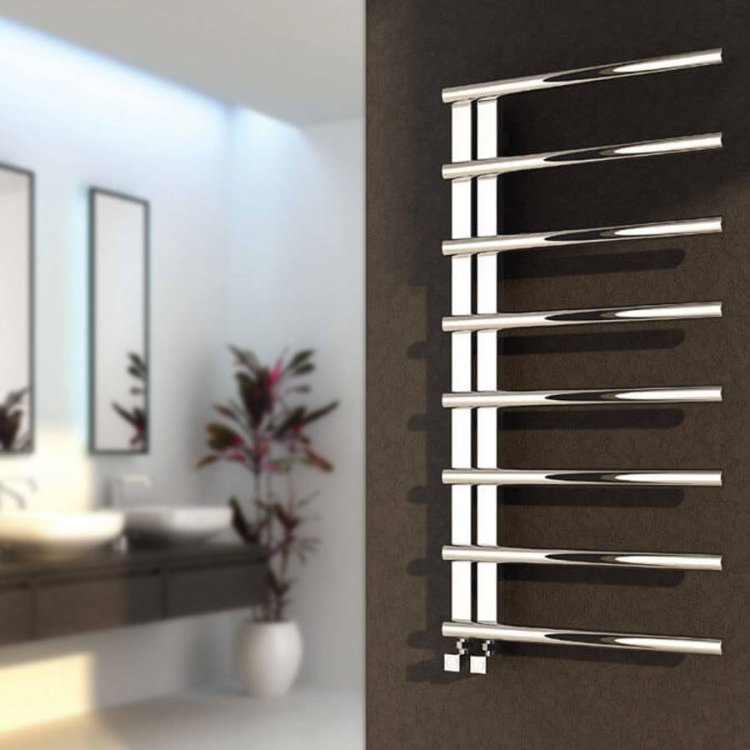 Reina Celico Stainless Steel Designer Towel Rail 1000 x 500mm